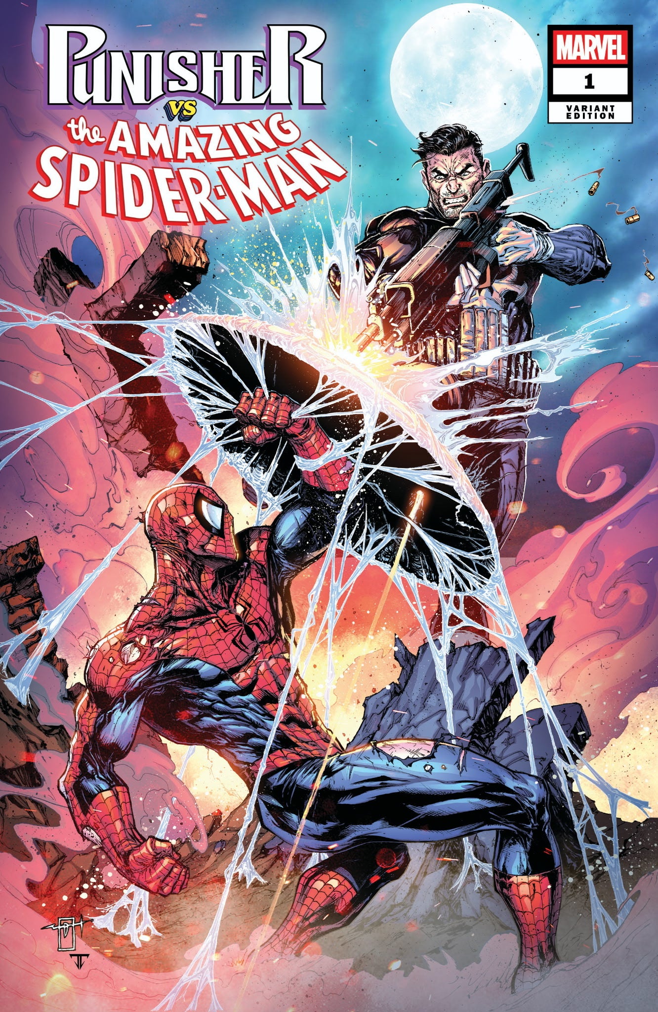 Punisher vs The Amazing Spider-Man #1 Jonathan Uribe SDCC