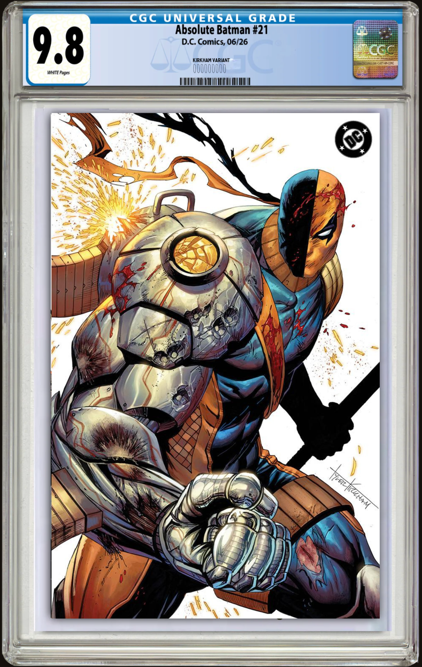 Absolute Batman #21 Tyler Kirkham Deathstroke Exclusive (6/17)
