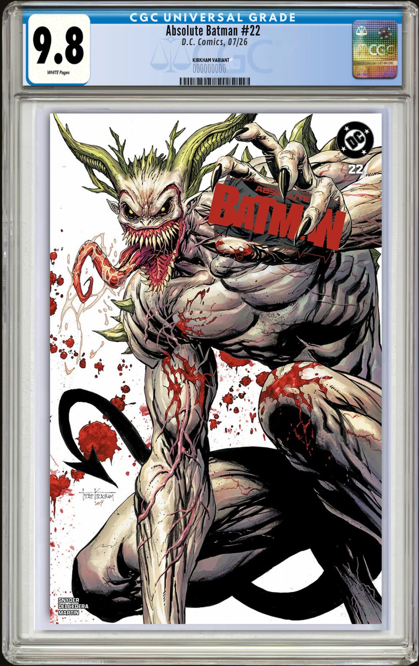 ABSOLUTE BATMAN #22 TYLER KIRKHAM EXCLUSIVE (7/08)