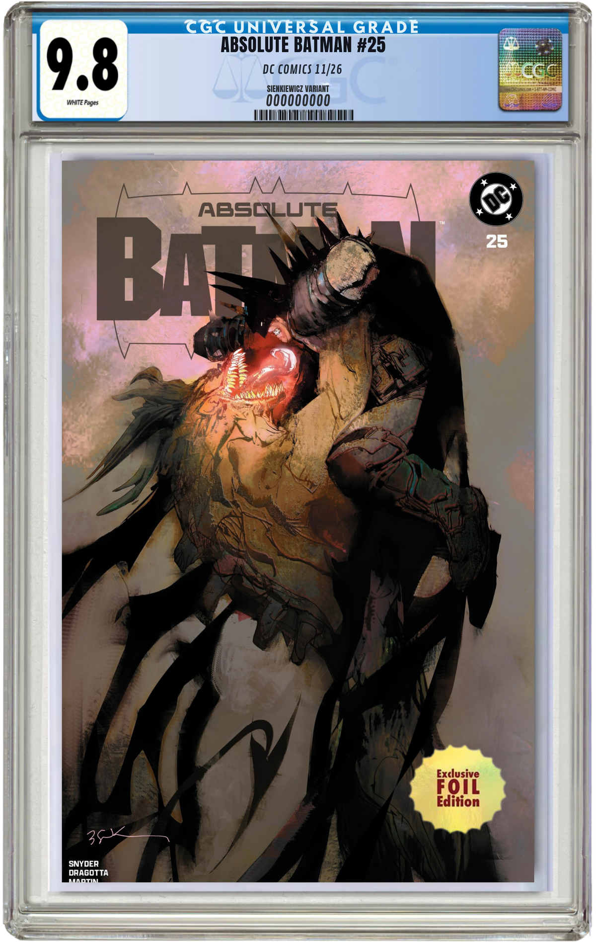 Absolute Batman #25 Bill Sienkiewicz Exclusive (10/28)