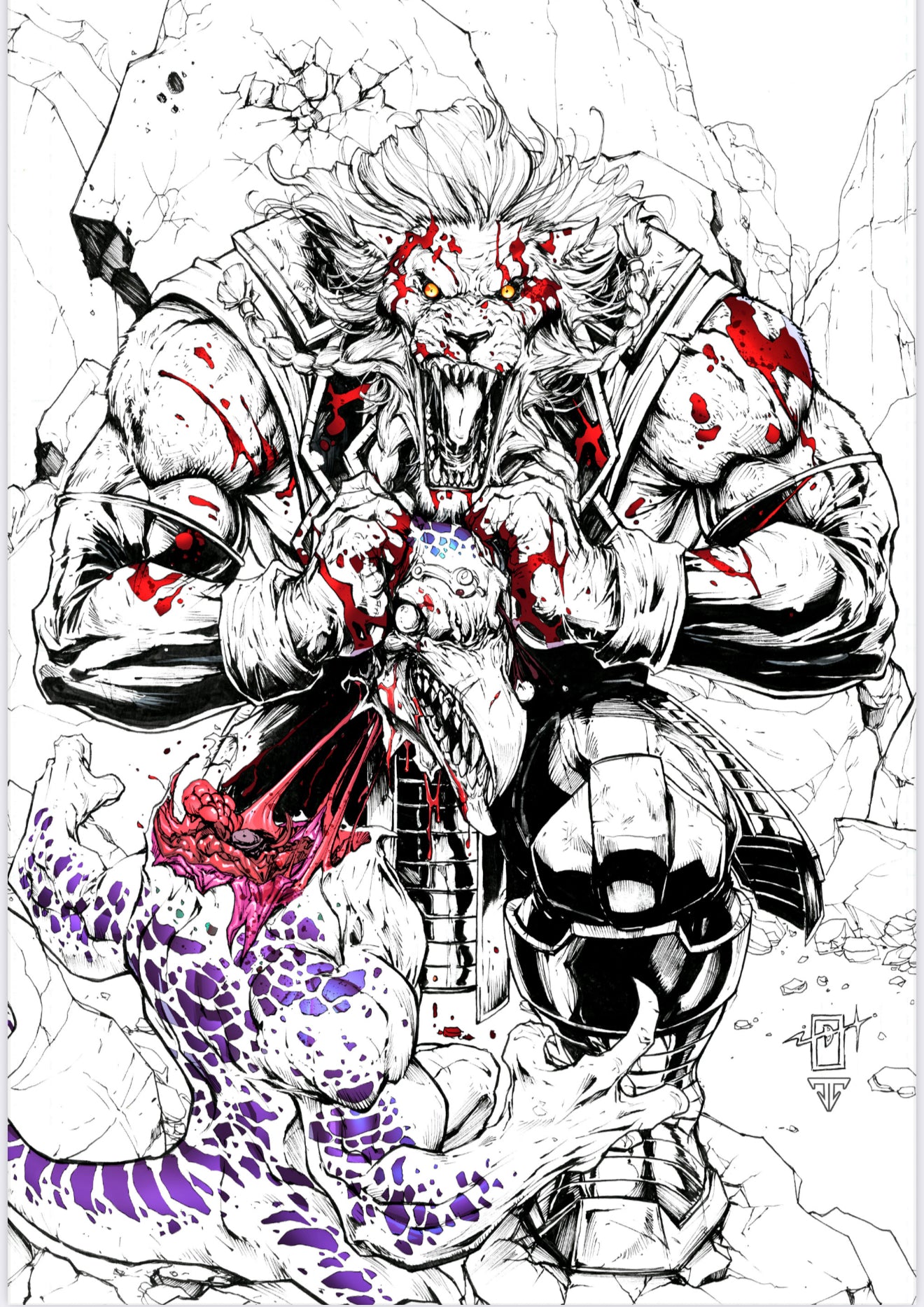 Battle Beast #3 SDCC Secret Drop Jonathan Uribe Spot Foil