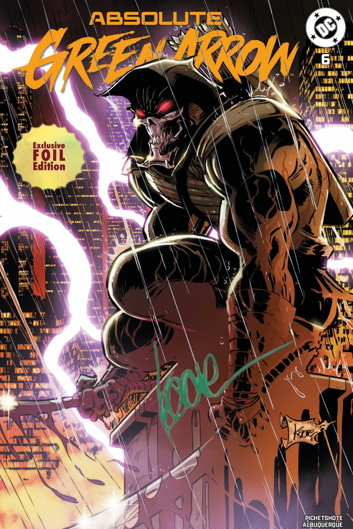 ABSOLUTE GREEN ARROW #6 KAARE ANDREWS EXCLUSIVE (10/21)