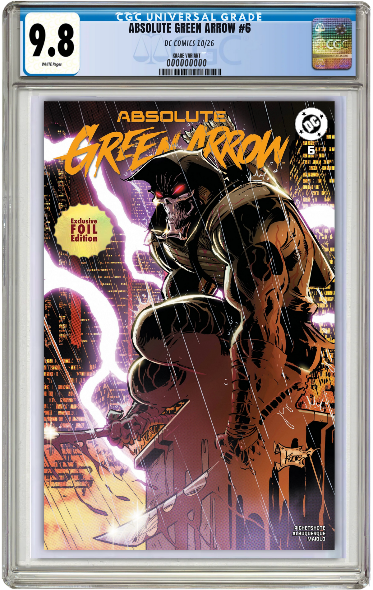 ABSOLUTE GREEN ARROW #6 KAARE ANDREWS EXCLUSIVE (10/21)