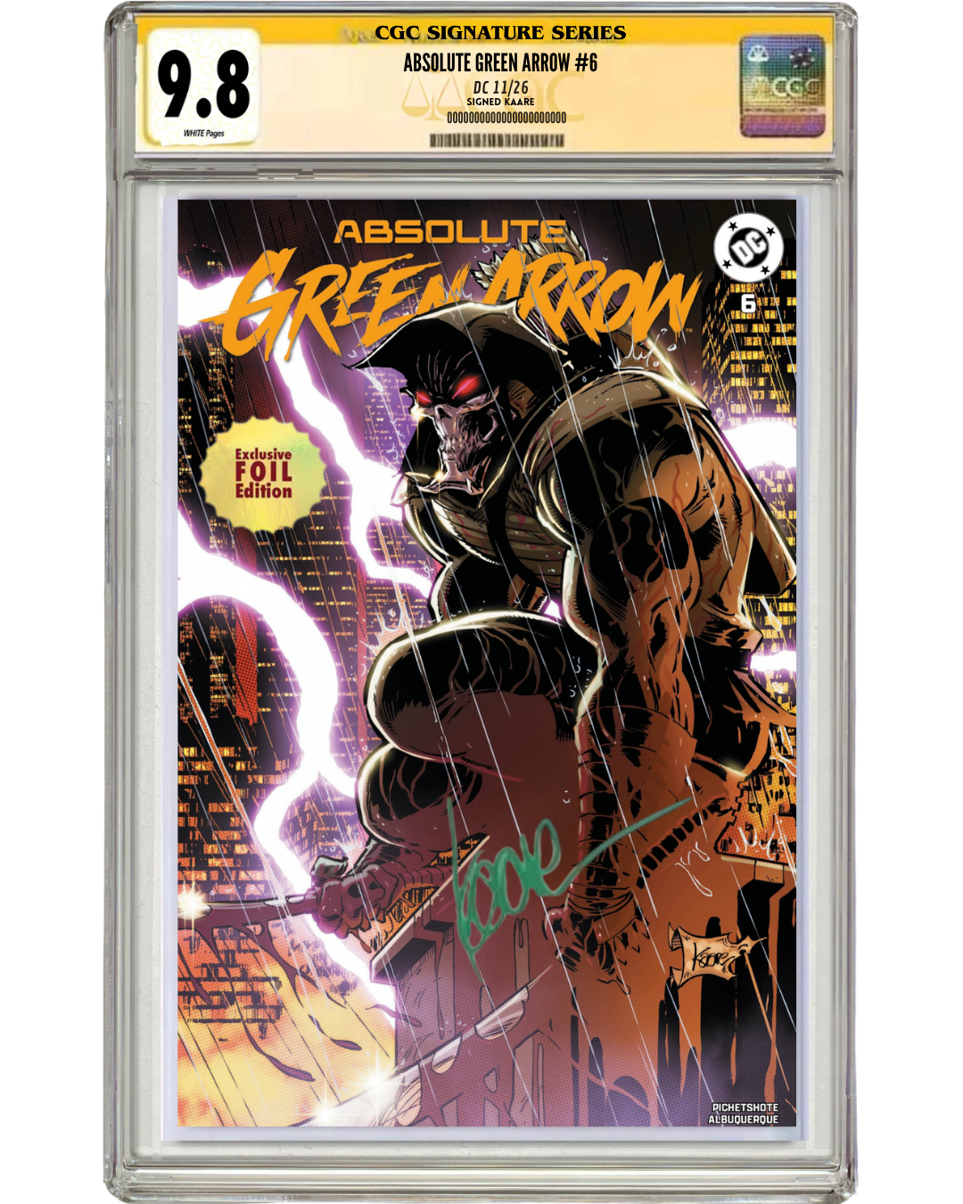 ABSOLUTE GREEN ARROW #6 KAARE ANDREWS EXCLUSIVE (10/21)