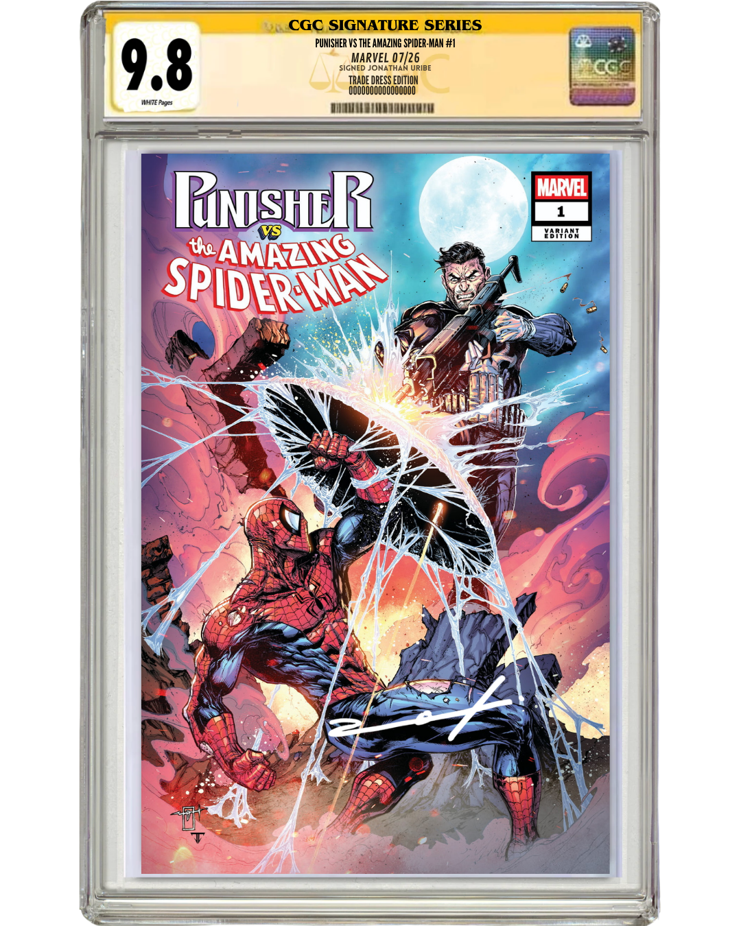 Punisher vs The Amazing Spider-Man #1 Jonathan Uribe SDCC Exclusive (7/23)