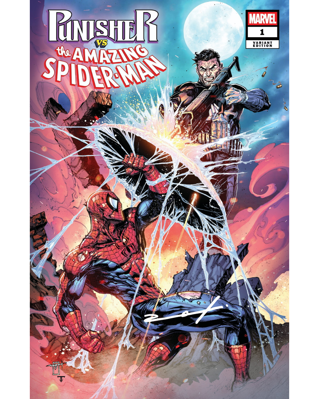 Punisher vs The Amazing Spider-Man #1 Jonathan Uribe SDCC Exclusive (7/23)