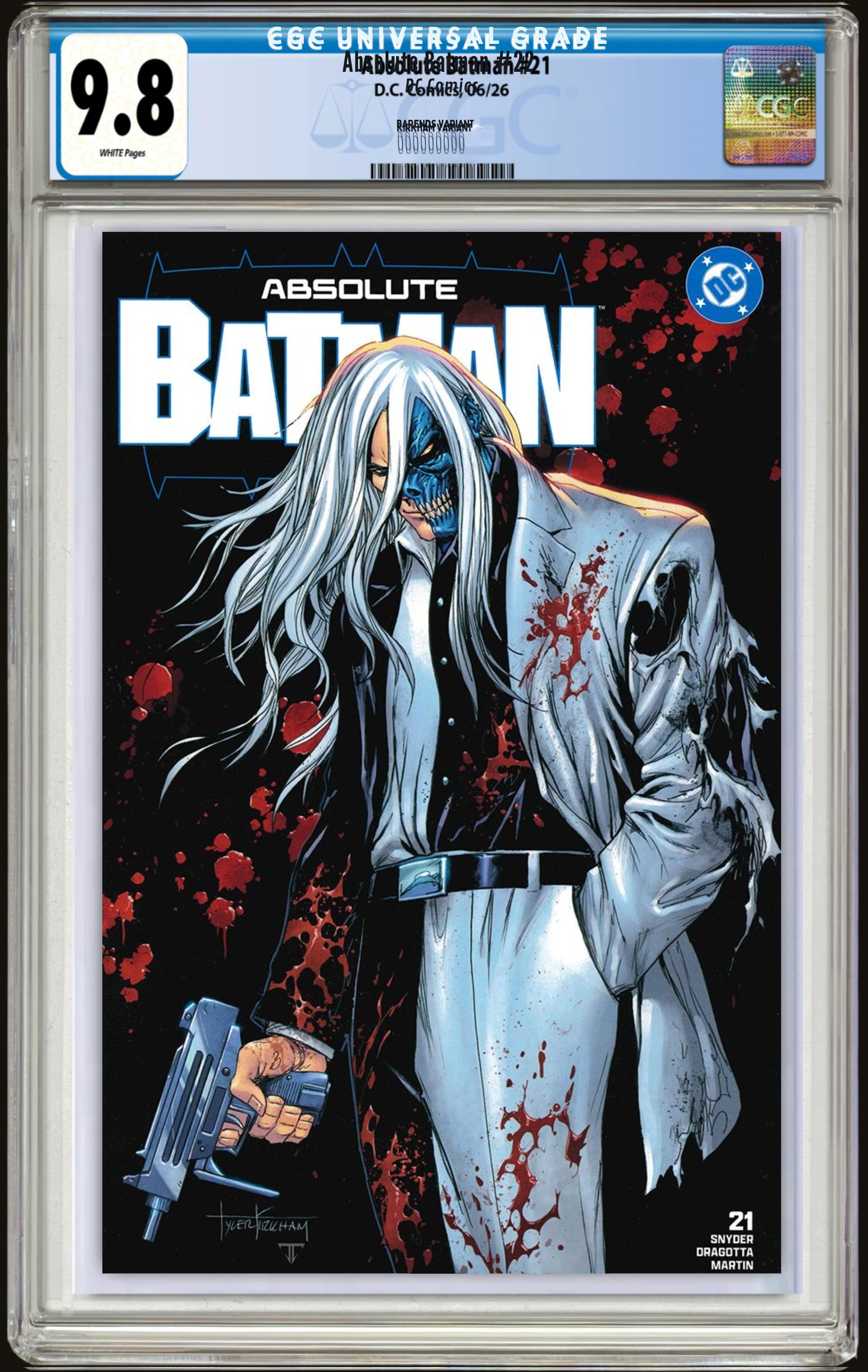 Absolute Batman #21 Tyler Kirkham Exclusive 2 Face (6/17)