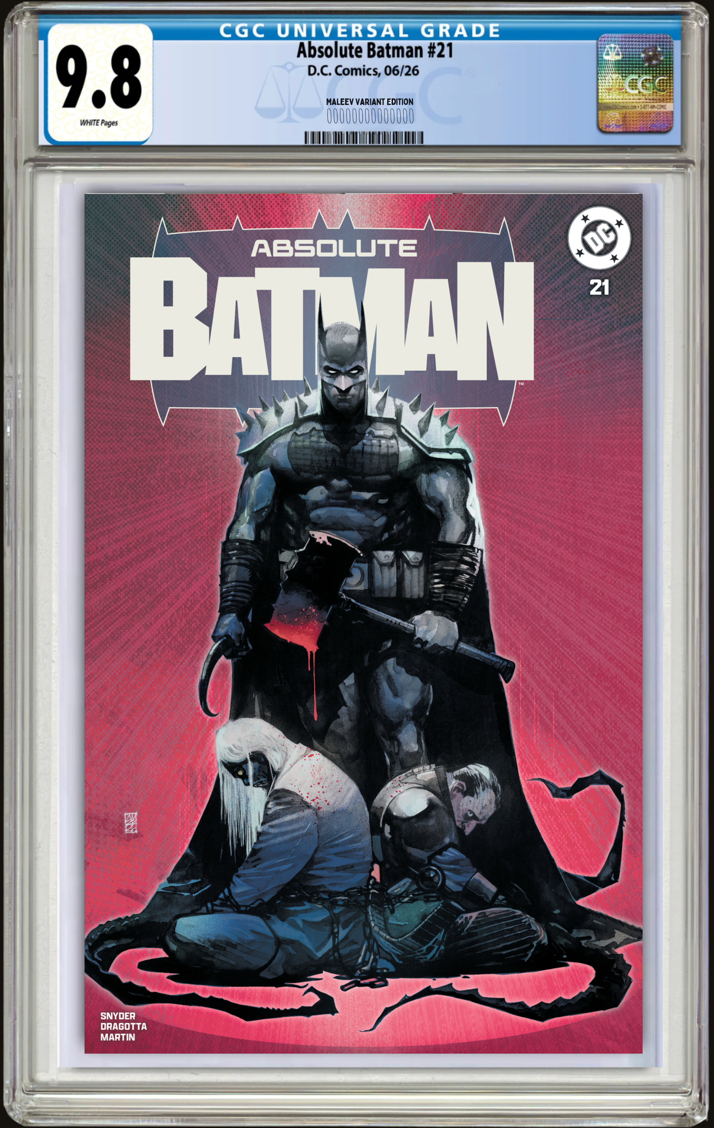 Absolute Batman #21 Alex Maleev Exclusive (6/17)