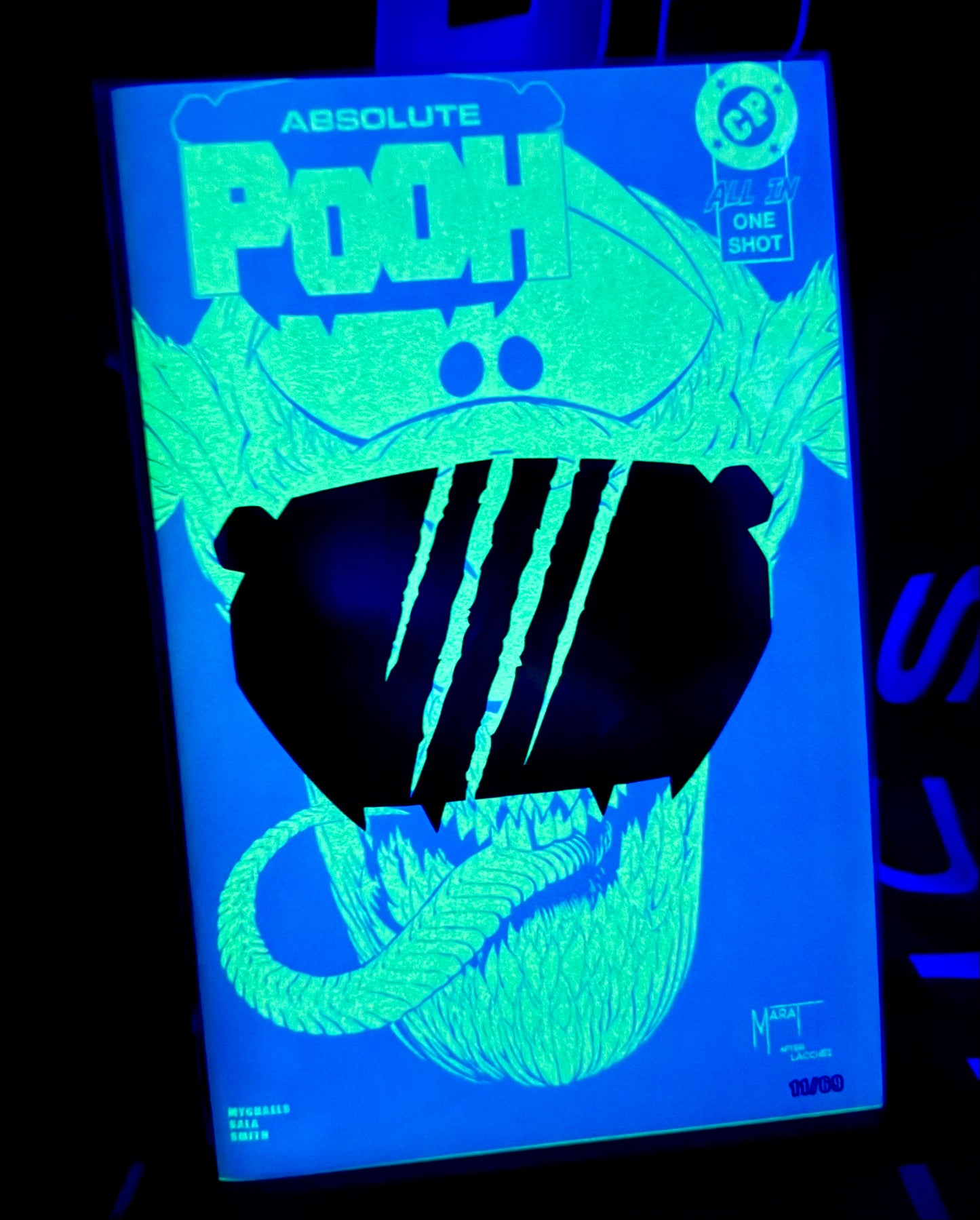 Do You Pooh Absolute Pooh Glow In the Dark Spot Foil Zoe Lacchei Homage